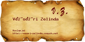 Vásári Zelinda névjegykártya
